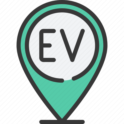 Electric, vehicle, point, location, charging, station icon - Download on Iconfinder