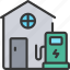 home, charging, station, house, charger 