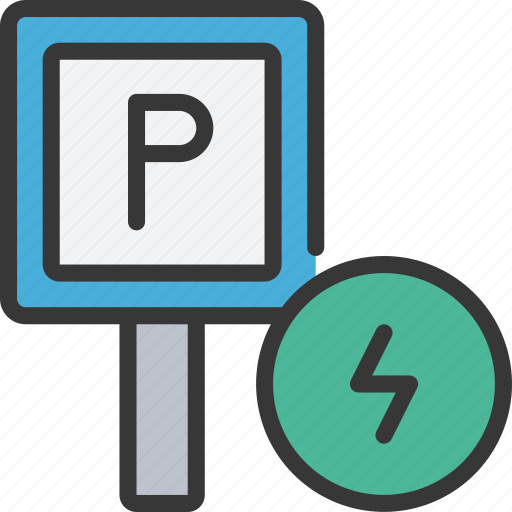 Parking, charging, car, park, power icon - Download on Iconfinder