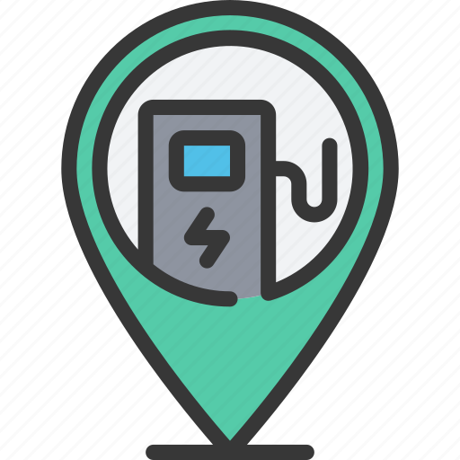 Vehicle, charging, point, location, charger, station icon - Download on Iconfinder