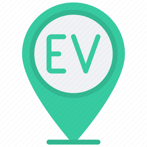 Electric, vehicle, point, location, charging, station icon - Download on Iconfinder