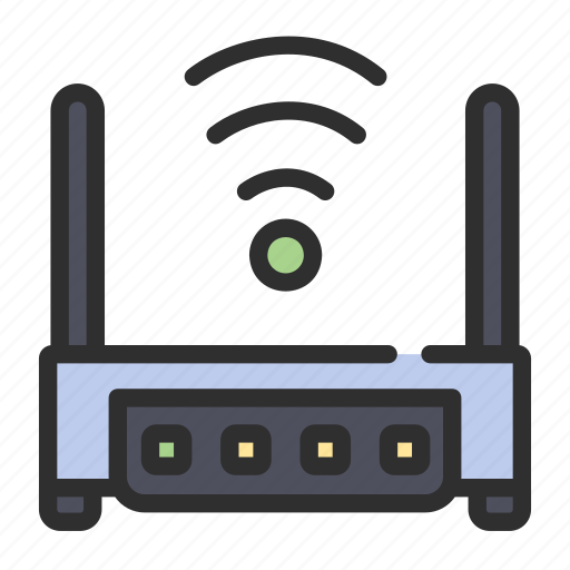 Network, wireless, router, internet, access, wi, fi icon - Download on Iconfinder