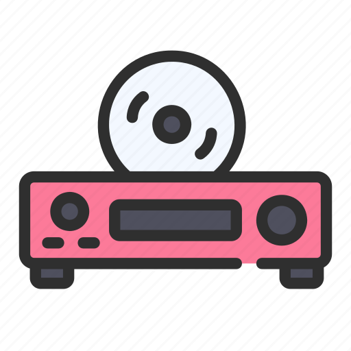 Dvd, player, disk, equipment, cd, video, disc icon - Download on Iconfinder