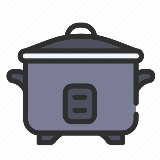 Kitchen, rice, cooking, cook, electric, pot, cooker icon - Download on Iconfinder