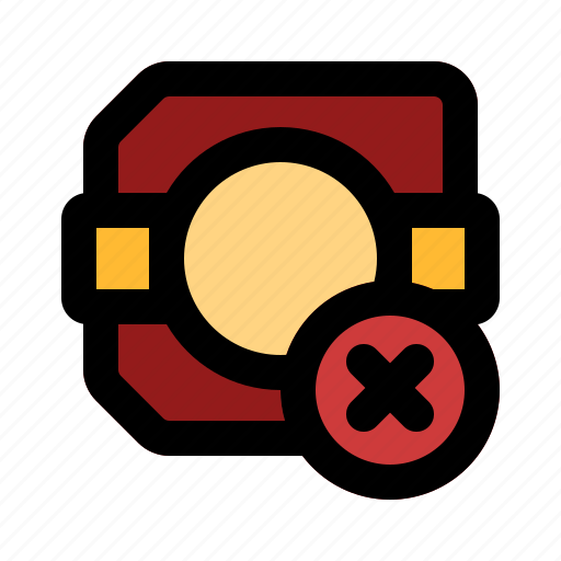 Broken, inductor, component, warning icon - Download on Iconfinder