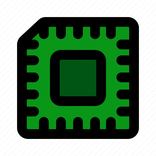 Smd, ic, component, chip icon - Download on Iconfinder