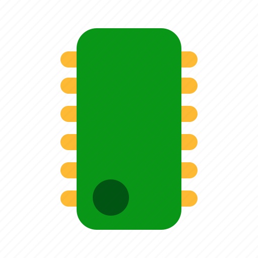 Microcontroller, electrical, component, controller icon - Download on Iconfinder