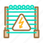 caution, electricity, electrical, danger, voltage, hazard 