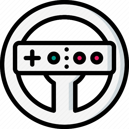 Devices, nintendo, steering, ultra, wheel, wii icon - Download on Iconfinder