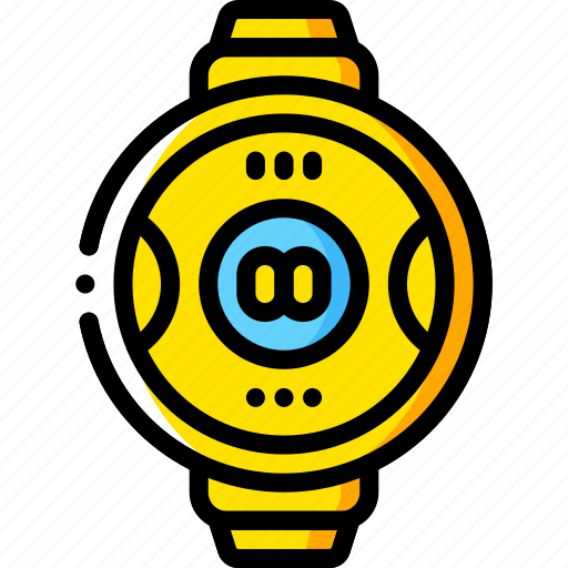 Devices, os, smart, watch, yellow icon - Download on Iconfinder