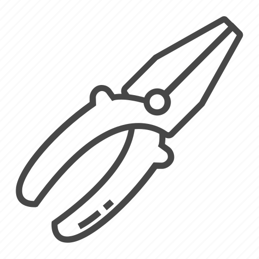 Cutting plier, diagonal plier, hand tool, side cutting plier, wire cutter icon - Download on Iconfinder