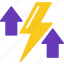 app, charge, electricity, energy, flash, lightning 