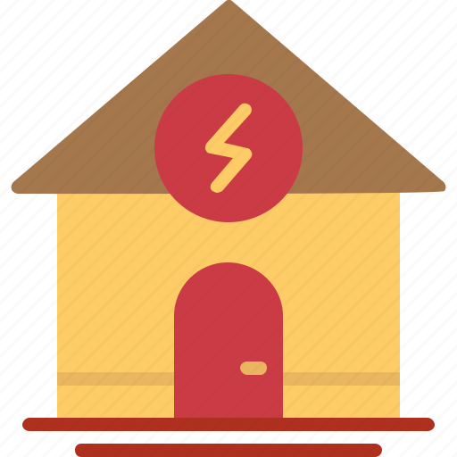 Battery, charge, energy, home, house, power icon - Download on Iconfinder