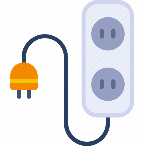 Charge, cord, electricity, extension, plug, power icon - Download on Iconfinder