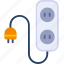charge, cord, electricity, extension, plug, power 