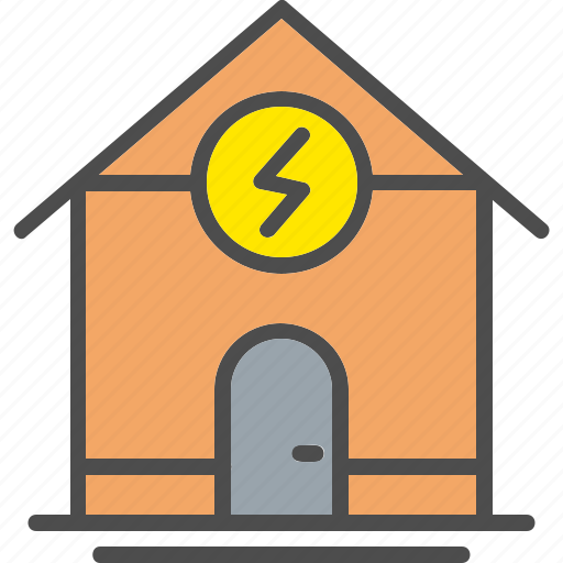 Battery, charge, energy, home, house, power icon - Download on Iconfinder