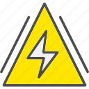 electricity, sign, voltage, warning