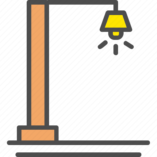 Lamp, lamppost, light, road, street icon - Download on Iconfinder