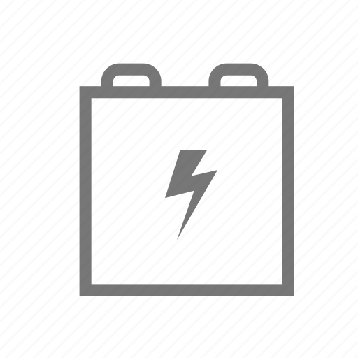 Accumulator, battery, car battery, charging, jumper cables, power storage, power icon - Download on Iconfinder