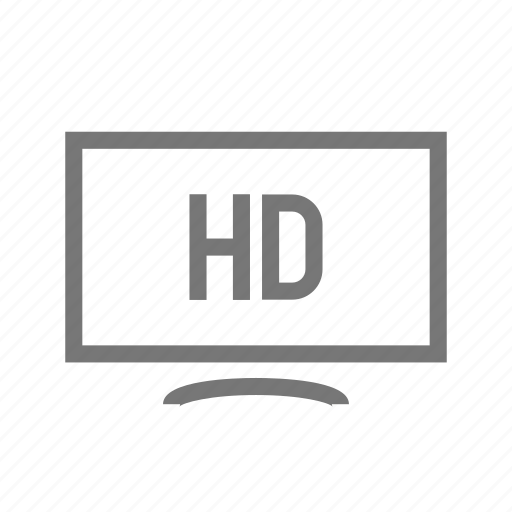 Hd, tv, full hd, high definition, lcd, set, telly icon - Download on Iconfinder