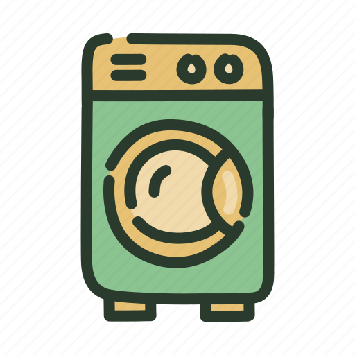 Washing, machine, laundry, wash, clothes icon - Download on Iconfinder