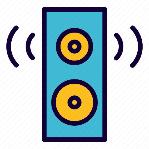 Audio, electronic, multimedia, music, sound, speaker icon - Download on Iconfinder
