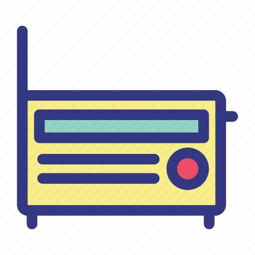 Appliances, electronic, modern, radio, technology icon - Download on Iconfinder