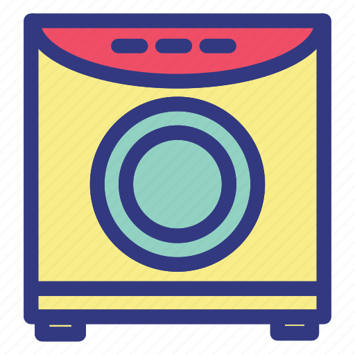 Appliances, electronic, modern, technology, washing icon - Download on Iconfinder