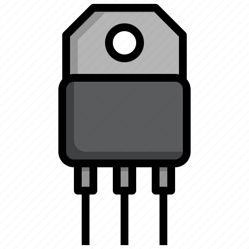 Electronic, components, component, semiconductor, electronics, technology, diode icon - Download on Iconfinder