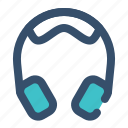 headphone, headset, audio, sound