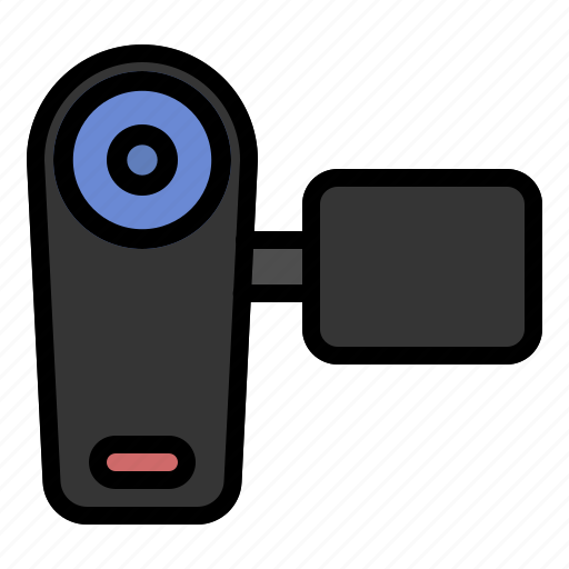 Handycam, camcorder, handy cam, camera, device, electronic device icon - Download on Iconfinder