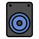 speaker, bass, sound, music, device, electronic device