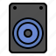 speaker, bass, sound, music, device, electronic device 