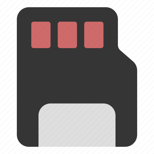 Memory card, sd, card, memory, device, electronic device icon - Download on Iconfinder