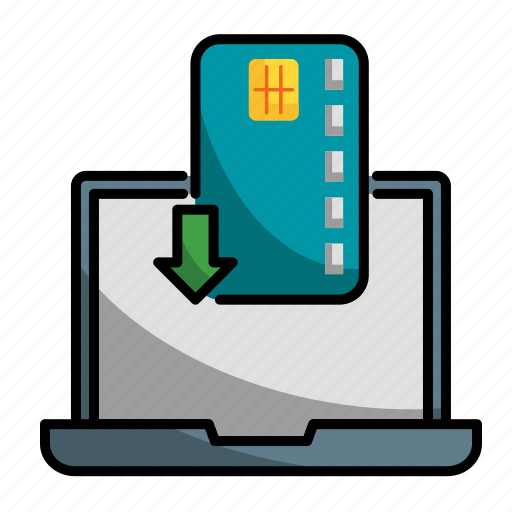 Atm, card, laptop, shopping, paying, payment, finance icon - Download on Iconfinder