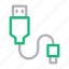 cable, connection, connector, usb, wire 
