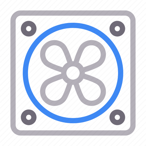 Cooling, electronics, exhaust, fan, ventilator icon - Download on Iconfinder