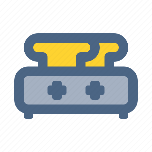Toaster, bread, kitchen, toast, electronics icon - Download on Iconfinder