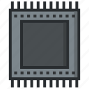 microchip, computer, technology, pc, monitor