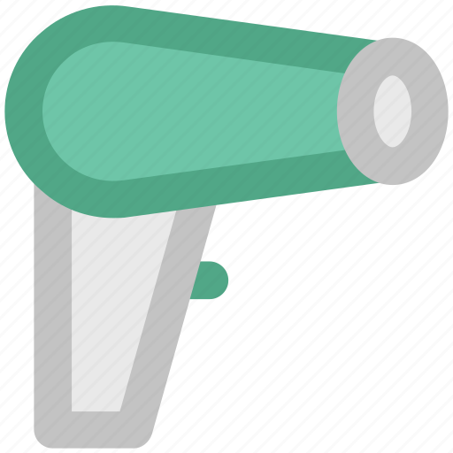 Blow dryer, electronics, hair accessories, hair dryer, hair salon, salon electricals icon - Download on Iconfinder