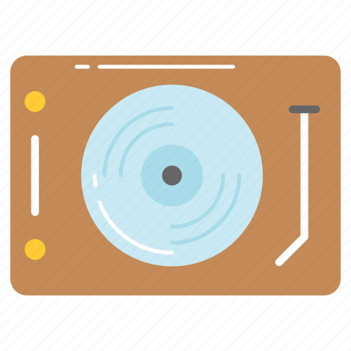 Vinyl, turntable, cd, player, record, instrument, music icon - Download on Iconfinder