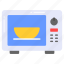 microwave, oven, electronic, machine, kitchenware, householder, heating 