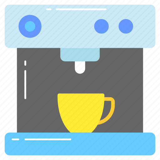Coffee, machine, coffee maker, espresso, café, cup, electrical icon - Download on Iconfinder