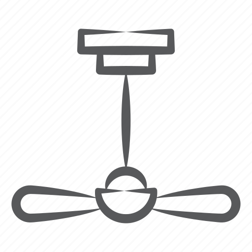 Ceiling fan, circulate air, electronic appliance, fan, mechanical fan icon - Download on Iconfinder