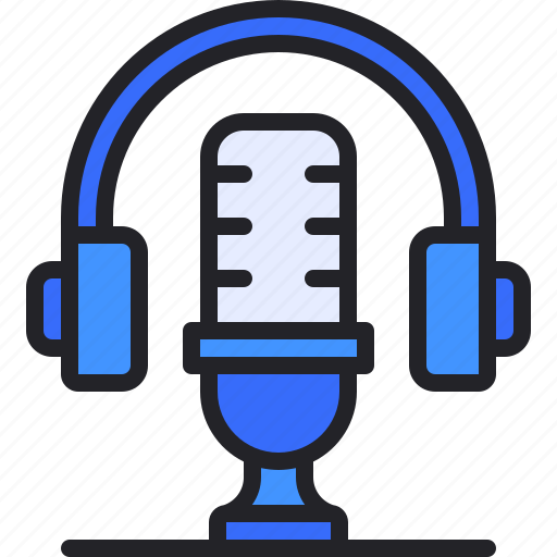 Communications, headphone, microphone, podcast, radio icon - Download on Iconfinder