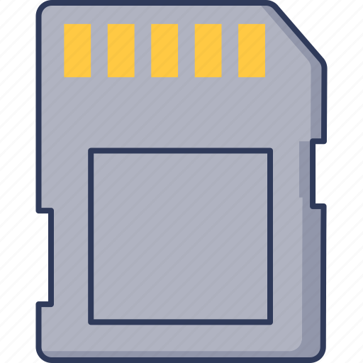 Memory, micro, sd, card, data, storage, electronics icon - Download on Iconfinder
