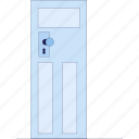 door, lock, key, entrance, exit