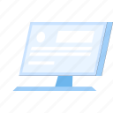 computer, monitor, screen, electronic, device
