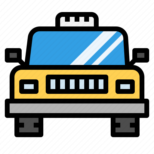 Taxi, car, transport, cab, public, vehicle, travel icon - Download on Iconfinder