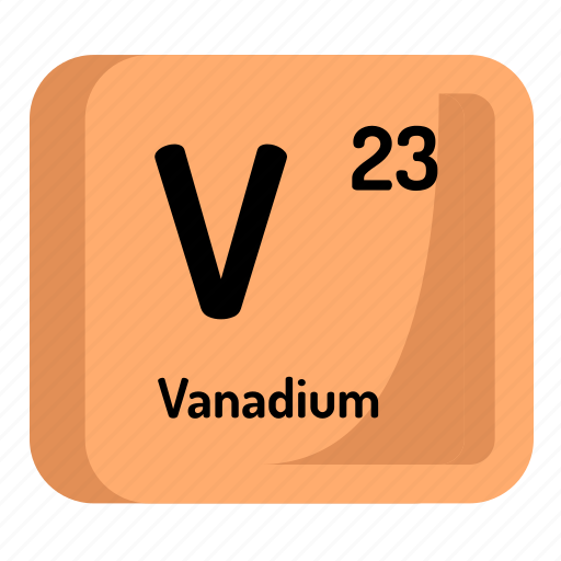 Atom, atomic, chemistry, element, mendeleev, vanadium icon - Download on Iconfinder